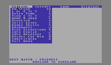 International Soccer screenshot 4 for Commodore 64